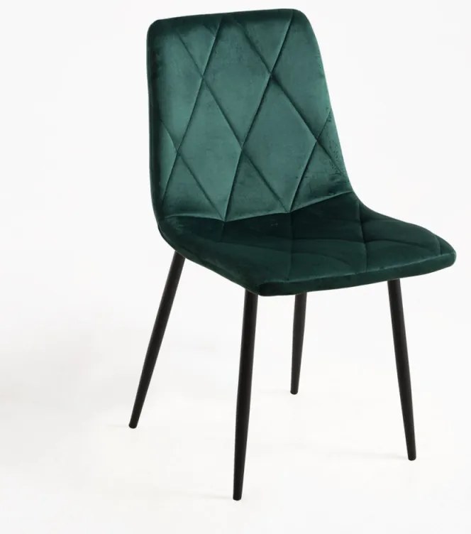 Sedia Lyke Velluto - Verde