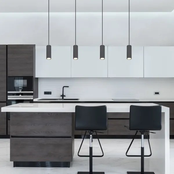 Globo 57911HG - Lampadario su corda ROBBY 1xGU10/35W/230V grigio/marrone