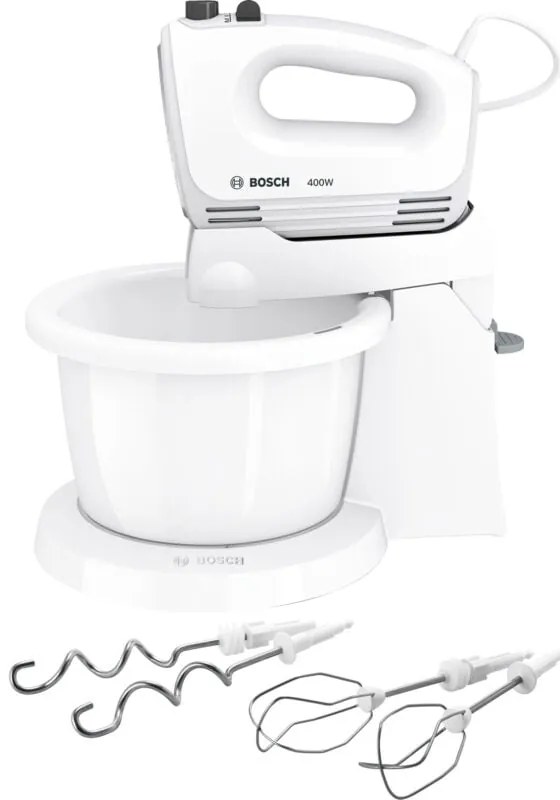 Bosch MFQ2600X Frullatore Sbattitore con Base Bianco 400 W