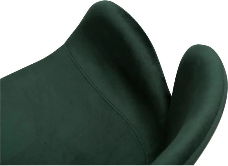 Sedia da pranzo verde in imbottito con braccioli Gaia – DAN-FORM Denmark