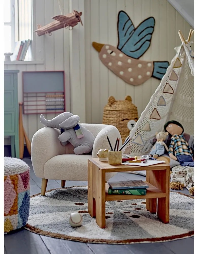 Poltrona bianca per bambini Cade - Bloomingville Mini