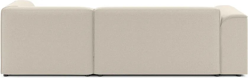 Divano angolare beige (con penisola a destra/con chaise lounge) Merid – Ropez