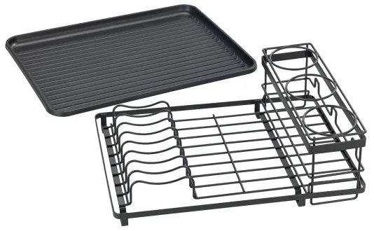 WENKO 54798100 - Scolapiatti AMY 42,5x31,5 cm nero