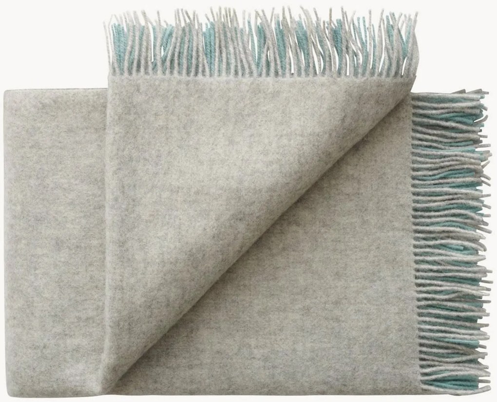Coperta in lana con frange Drejø