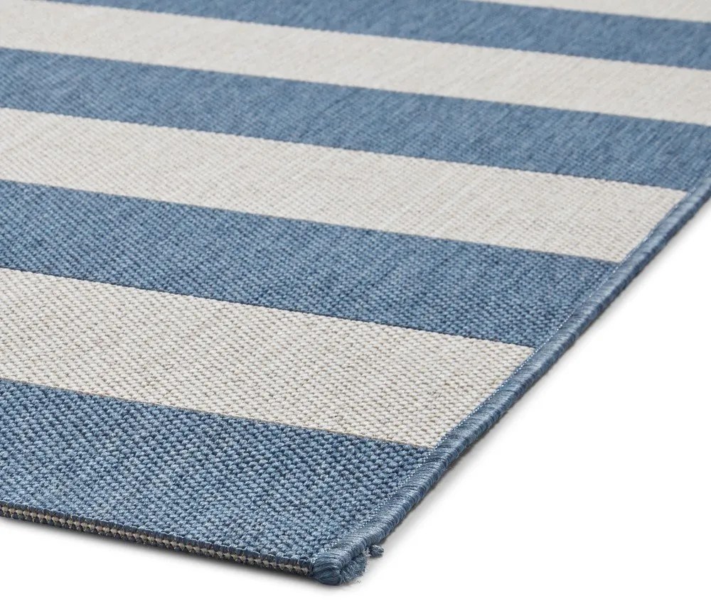 Tappeto per esterni blu/beige 230x160 cm Santa Monica - Think Rugs
