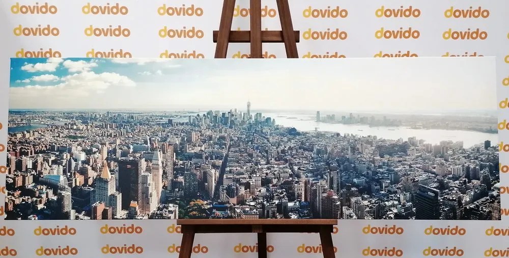 Quadro su tela – Vista sul centro incantevole di New York