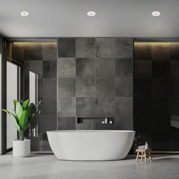 Briloner - SET 3x Lampada LED da incasso per bagni LED/6W/230V IP44 cromo