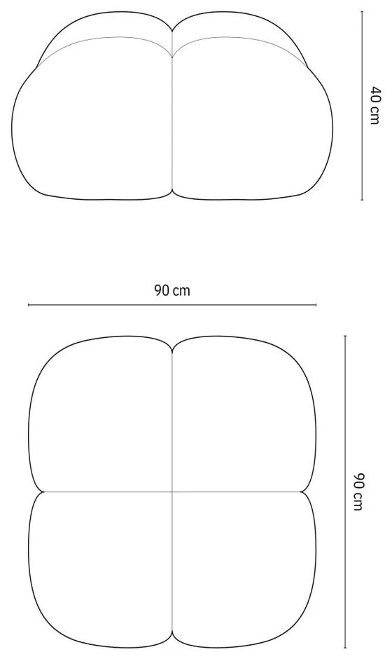 Poggiapiedi marrone Loretto – Cosmopolitan Design