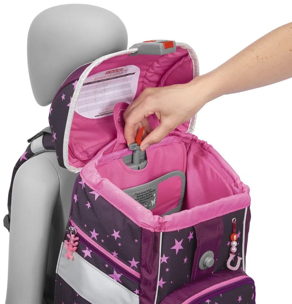 Zaino/cartella scuola 2IN1 PLUS – Set 6 pezzi, Step by Step Unicorn Nuala