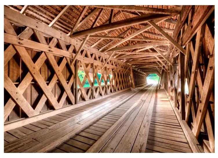 Fotomurale Ponte di legno