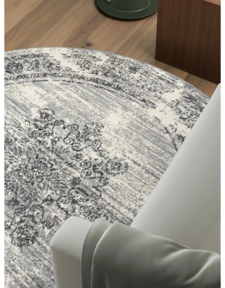 Tappeto rotondo grigio/color crema ø 120 cm Gloria Lydia – Hanse Home