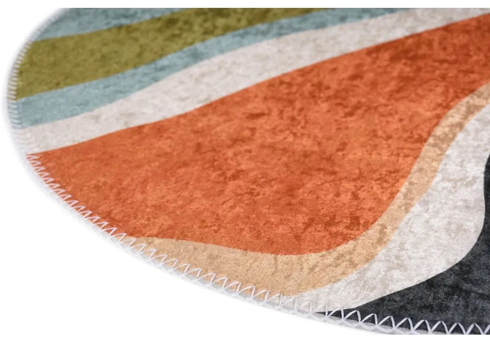 Tappeto rotondo lavabile ø 120 cm Colors of Joy – Vitaus