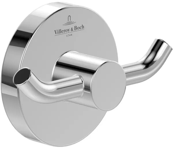 Villeroy & Boch TVA15101200061 - Gancio da parete ELEMENTS, finitura cromo lucido