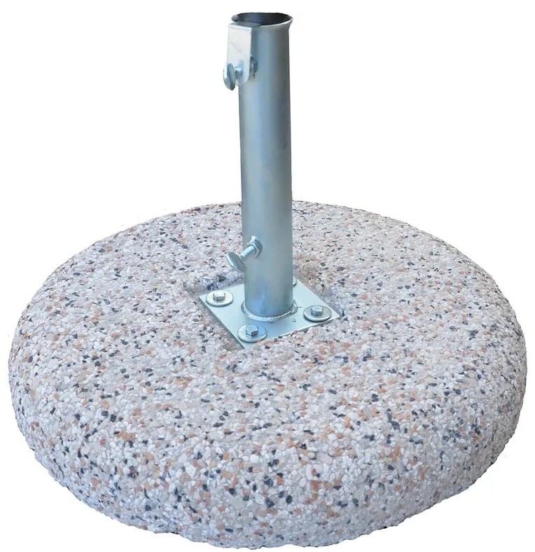 Base per ombrellone riempibile in cemento Girasole L 60 x P 60 x H 9 cm