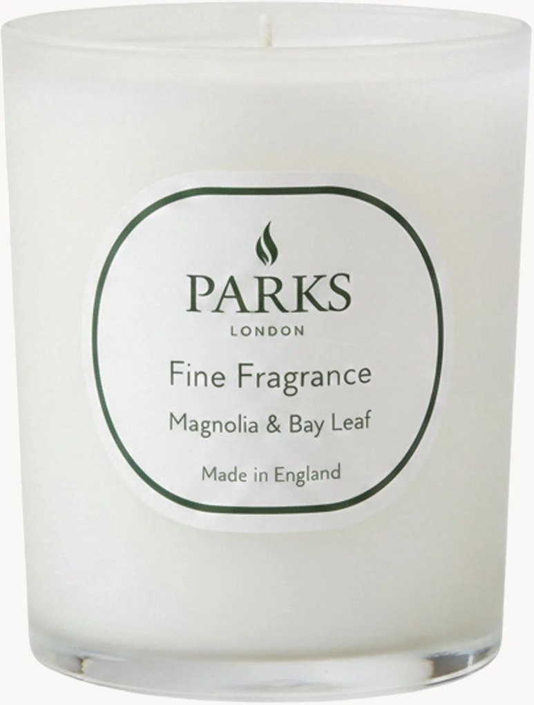 Candela profumata fatta a mano Fine Fragrance (magnolia, alloro e muschio bianco)