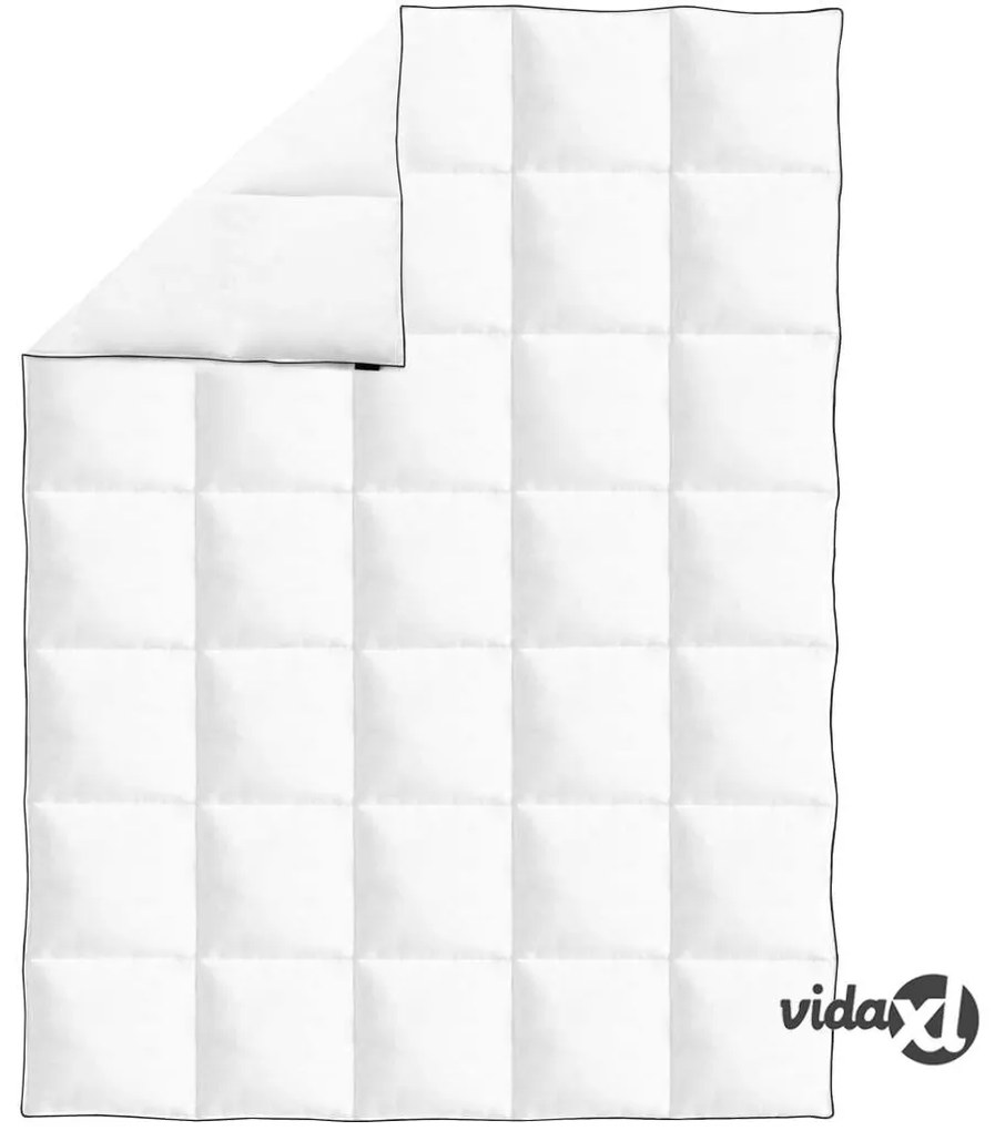 vidaXL Piumone Invernale Piuma Anatra 150x200 cm