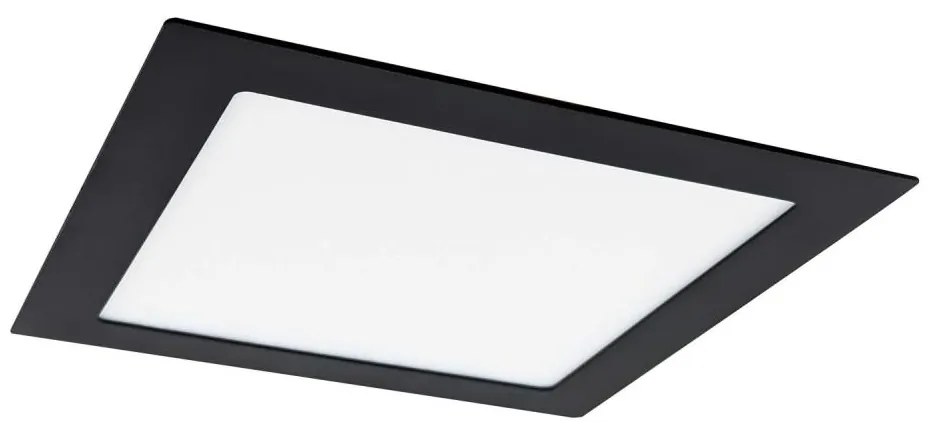 Lampada LED da incasso VEGA LED/12W/230V 2900/3900/5800K 17,5x17,5 cm nero