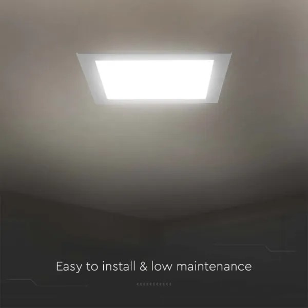 Lampada LED da incasso LED/18W/230V 22x22 cm 6500K bianco