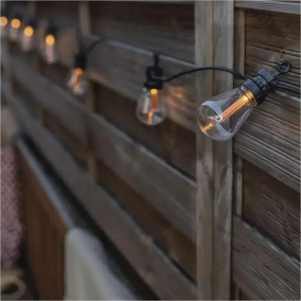 Catena decorativa solare a LED 10xLED/0,6W/1,2V 4,5m IP44 800 mAh