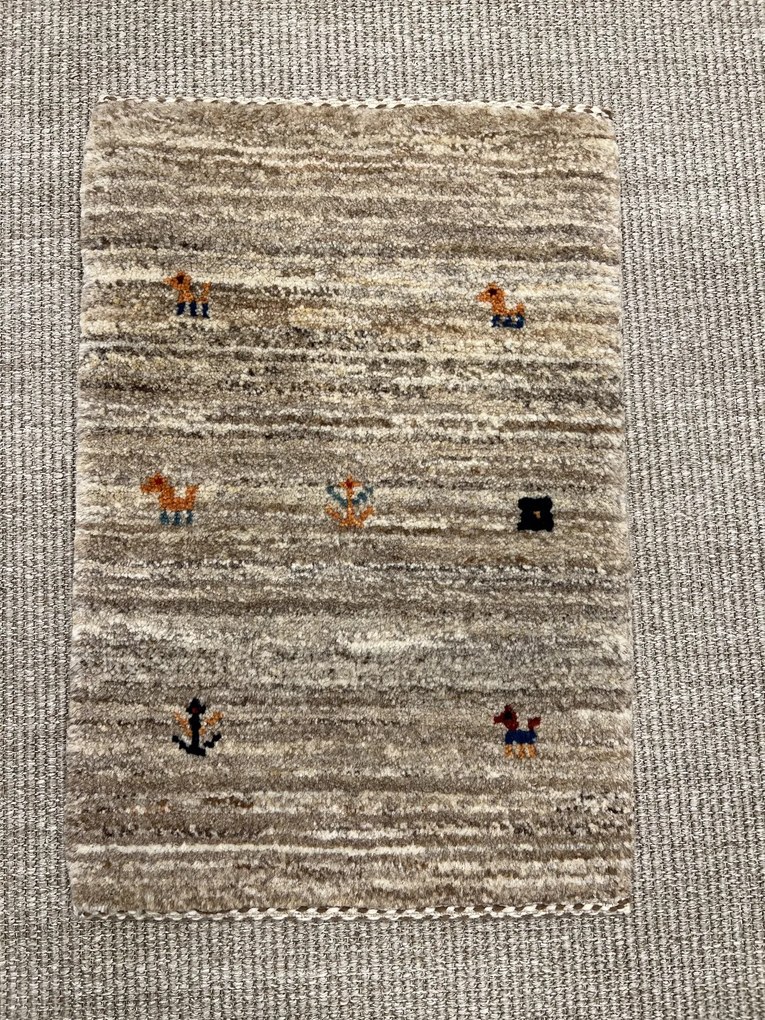 Gashguli Tappeto 60 x 40 Beige (Iran) Annodato A Mano