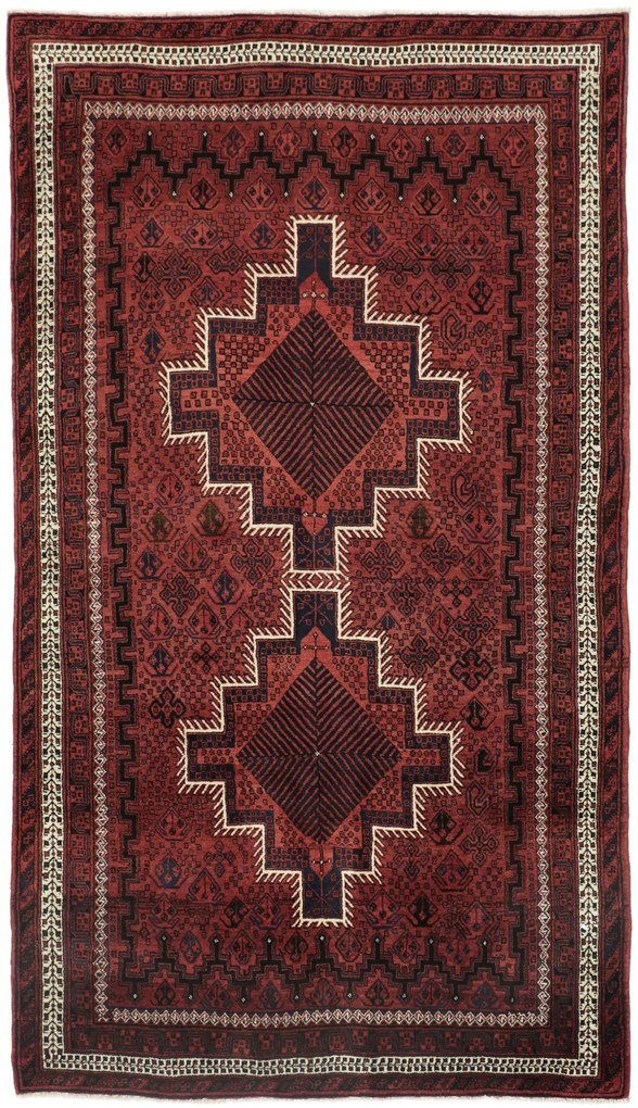 Afshar Tappeto 150 x 270 (Iran) Annodato A Mano