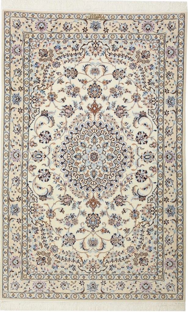 Nain Tappeto persiano 160 x 100 Beige (Iran) Annodato A Mano