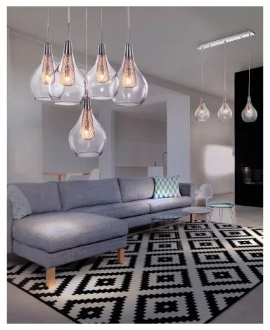 Azzardo AZ1689 - Lampadario a sospensione con filo ELEKTRA 3xG9/40W/230V