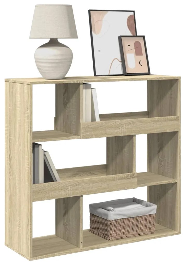 Libreria rovere sonoma 100x33x94,5 cm in truciolato