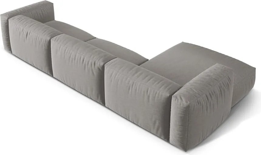 Divano angolare modulare grigio chiaro (angolo sinistro) Martina - Micadoni Home