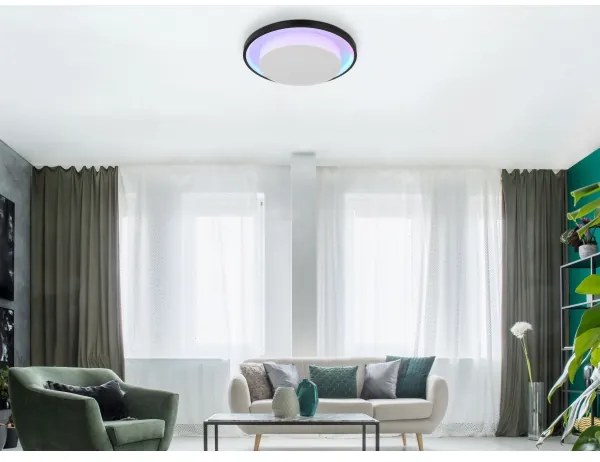 Globo 41390-21 - Plafoniera LED RGBW dimmerabile MORGAN LED/21W/230V + +TC