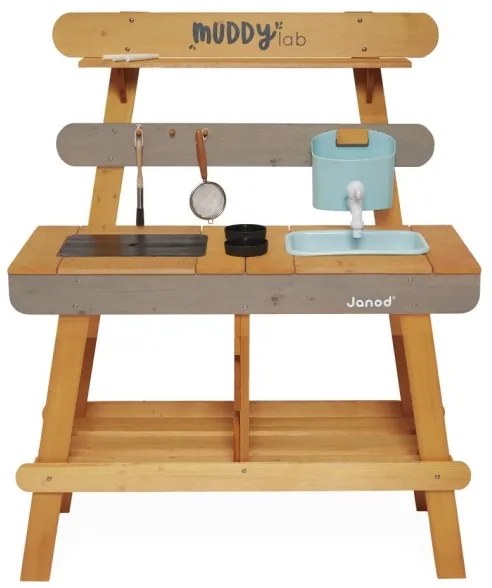 Janod - Cucina in legno per esterni MUDDY LAB