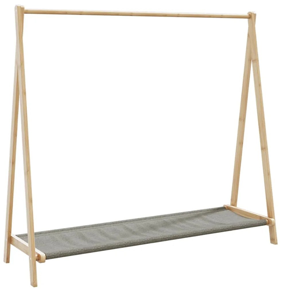 Appendiabiti Con Ripiani 106x34x102 Cm İn Bambù /