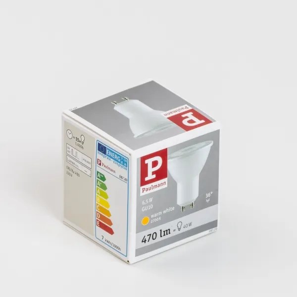 Lampadina LED GU10/6,5W/230V 2700K - Paulmann 28720