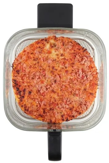 Concept FR5500 - Friggitrice a d'aria GLASS &amp; FAST 5,5 l 1200W/230V nero