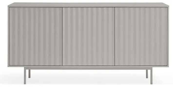 Cassettiera bassa grigia 159x80 cm Sierra - Teulat