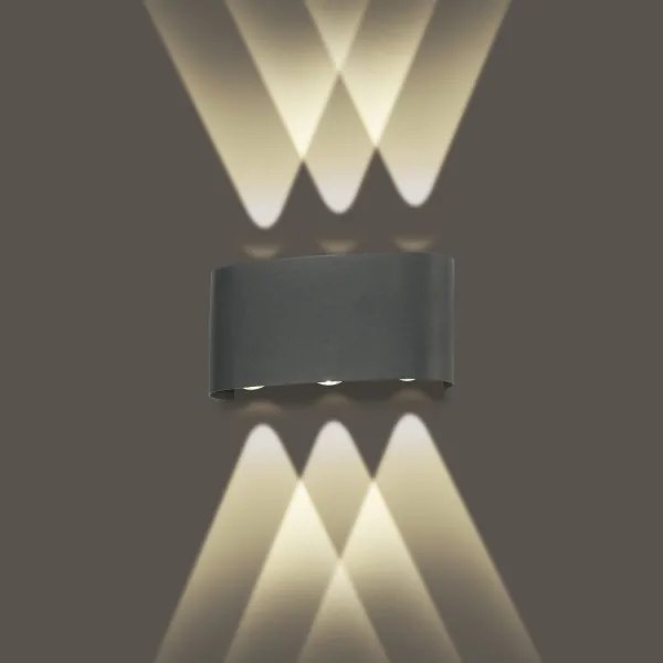 Brilagi - Applique da esterno a LED FLAREBOX 6W 230V antracite IP65