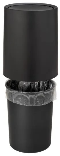 WENKO 25208100 - Cestino ATRI 21x25,5 cm nero