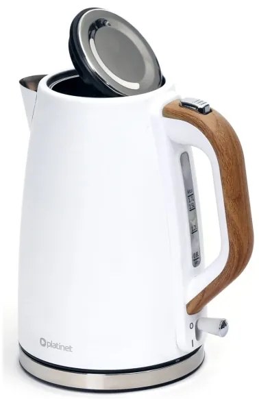 Bollitore 1,7 l 2400W/230V acciaio inox/bianco