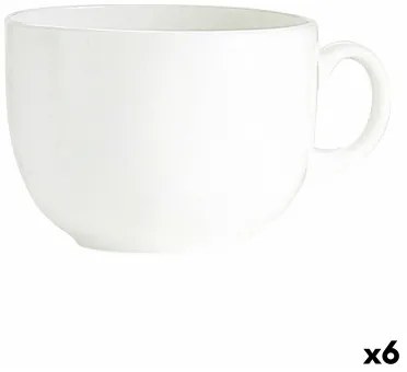 Tazza Luminarc Blanc Grande Bianco Vetro (720 ml) (6 Unità)