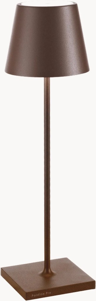 Lampada da tavolo portatile a LED con luce regolabile Poldina