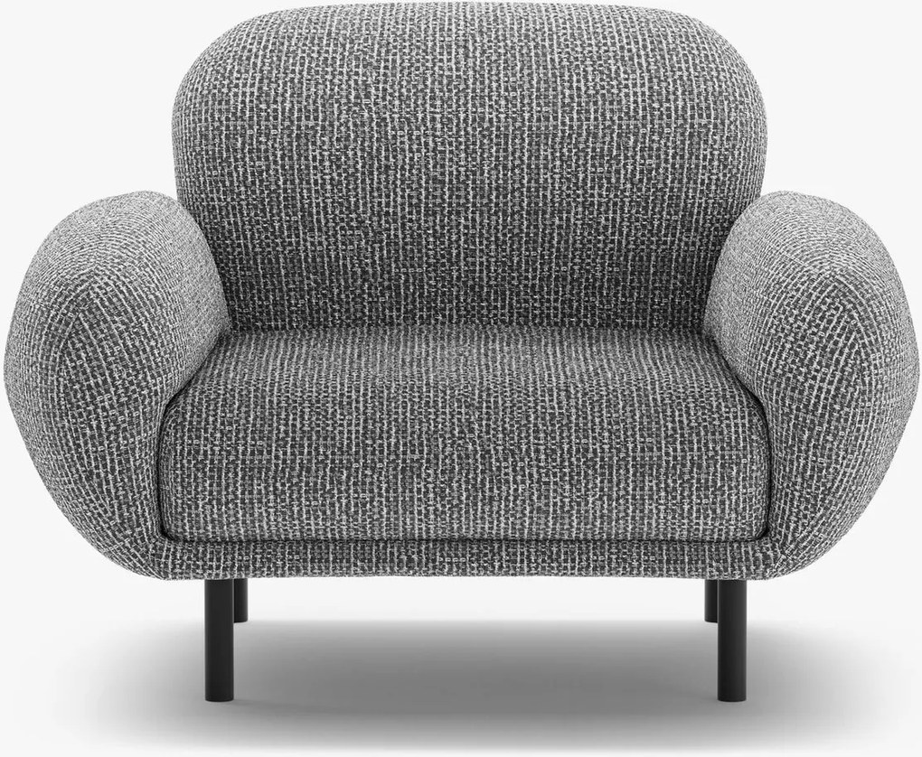 Poltrona Poppy in tessuto chenille – 72x90x82 cm
