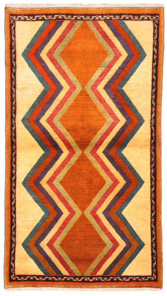 Gabbeh Tappeto 160x90 (Iran) Annodato A Mano