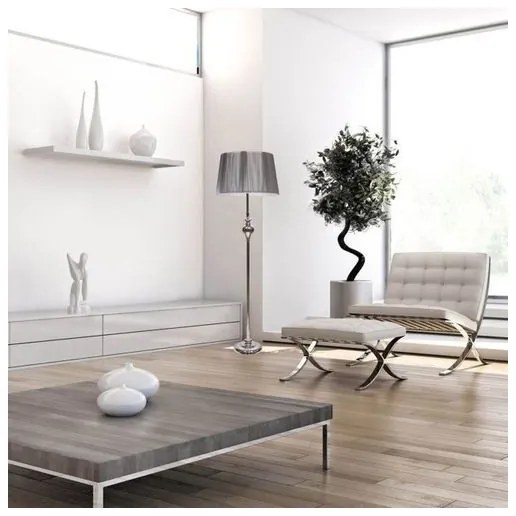 Lampada da terra GILLENIA 1xE27/60W/230V argento