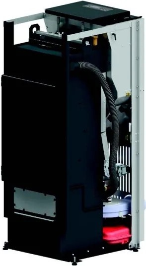 Termostufa a Pellet Autopulente MW28 Wi-Fi Ermetica Cuma Glass Caminetti Montegrappa