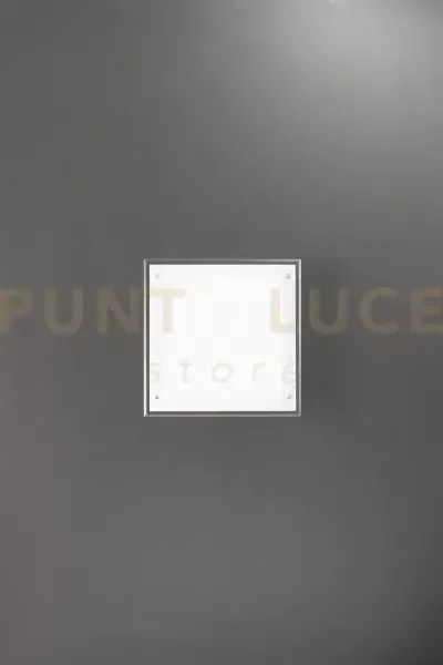 Plain plafoniera in vetro bianco  led 30w cct 3000k 3500k 4000k cri...