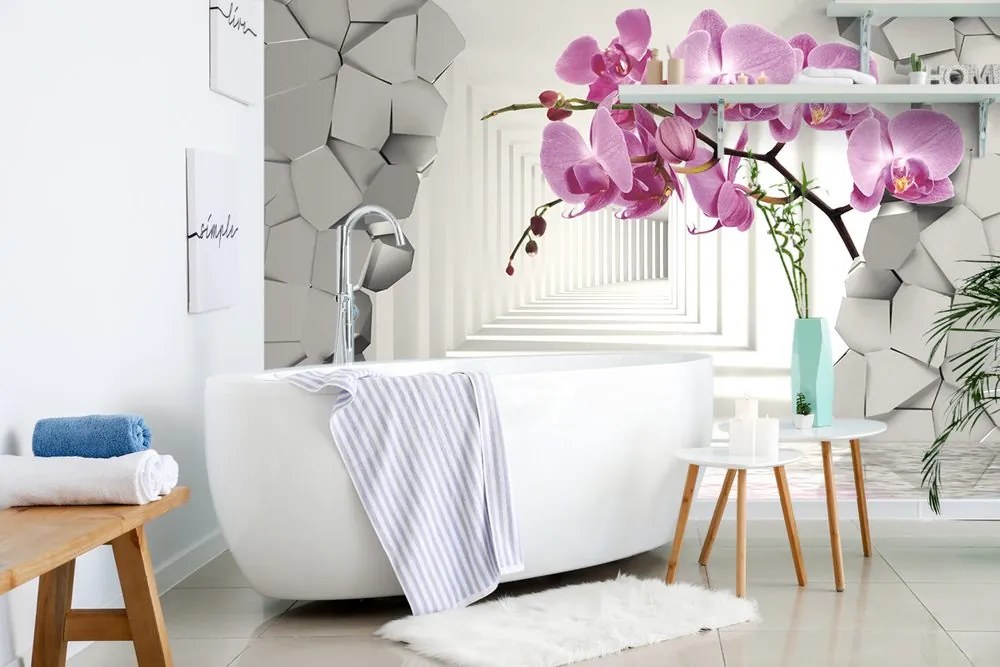 Carta da parati – Orchidea Futuristica