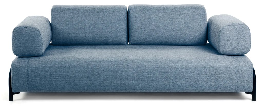 Kave Home - Divano Compo 3 posti blu 232 cm