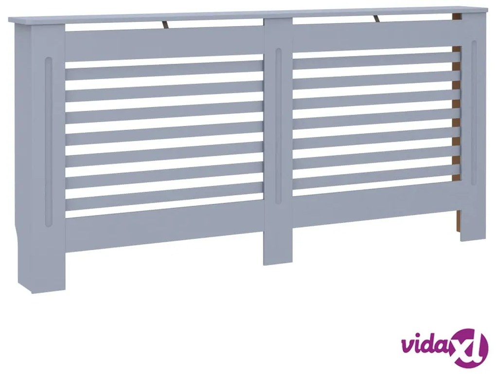 vidaXL Copertura per Radiatore Antracite 172x19x81,5 cm in MDF
