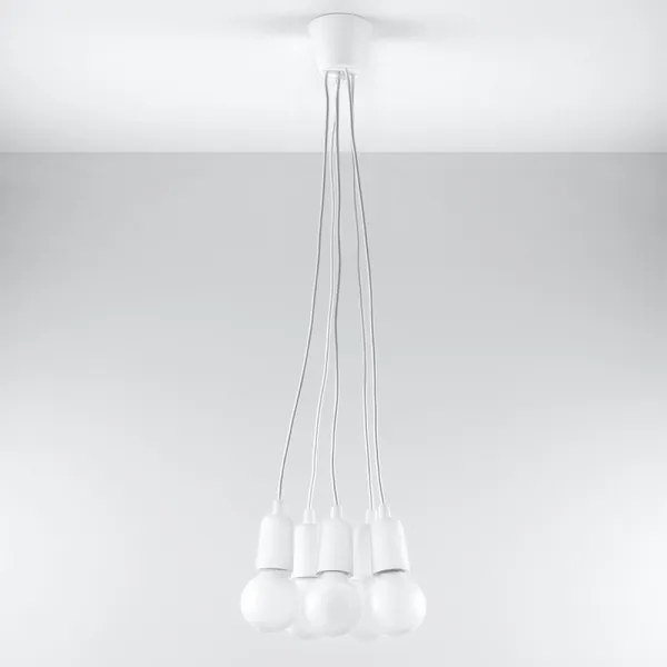 Lampadario a sospensione con filo DIEGO 5xE27/60W/230V