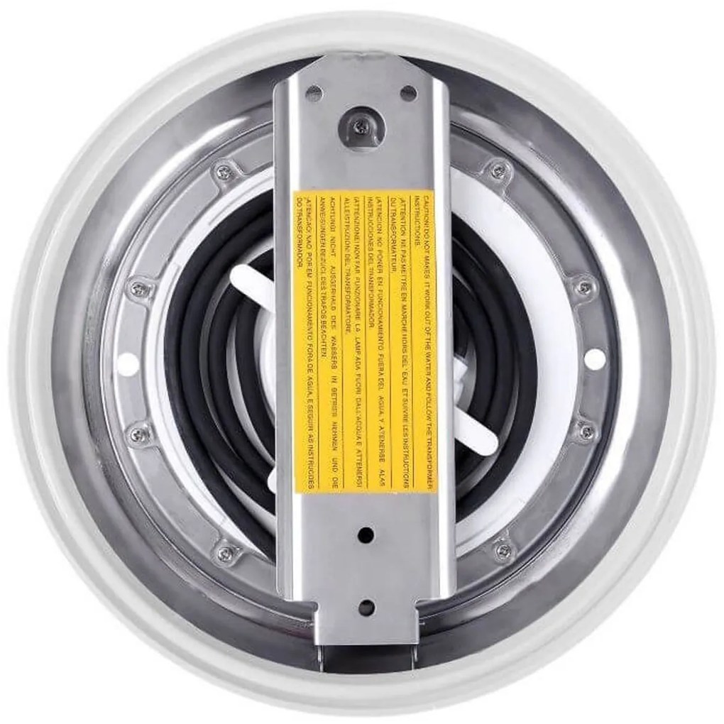 Faretto per Piscina da Parete 18W B. Naturale IP68 ø230mm Senza Incasso - Esterno Colore Bianco Naturale 4.000-4.500K